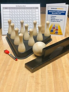 PAQUETE DE ACCESORIOS DE LIMPIEZA DE BOLOS Y BARRIDO DE TABLERO DE MESA + LIBRO DE REGLAS - Imagen 1 de 6