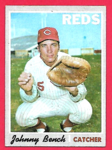 SCARCE 1970 TOPPS HI # 660 Johnny BENCH REDS HOF NICE EX+