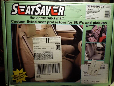 Cubierta de asiento gris Covercraft SeatSavers polialgodón segunda fila Toyota Highlander 2012 Foto 1 de 4