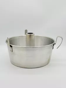 Mirro Angel Food Cake Pan Round 2 pc Aluminum Tube Baking Tin 5394M-10 USA - Picture 1 of 9