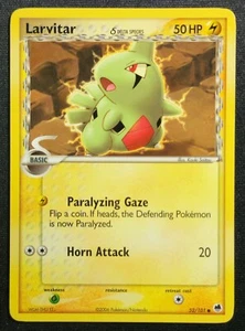 Larvitar 52/101 - 2006 Dragon Frontiers Carta Pokemon Comune LP - Foto 1 di 2