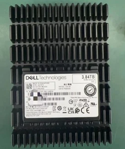 3.84TB SSD MICRON U.2 7500 PRO DELL NVMe Gen4 x4 MTFDKCC3T8TGP DP/N 0GT3F3 - Picture 1 of 5