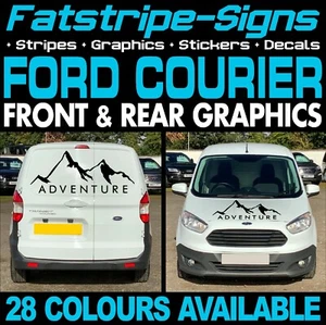 para adaptarse a FORD TRANSIT COURIER GRÁFICOS PEGATINAS RAYAS CALCOMANÍAS FURGONETA DE DÍA M SPORT ST - Imagen 1 de 2