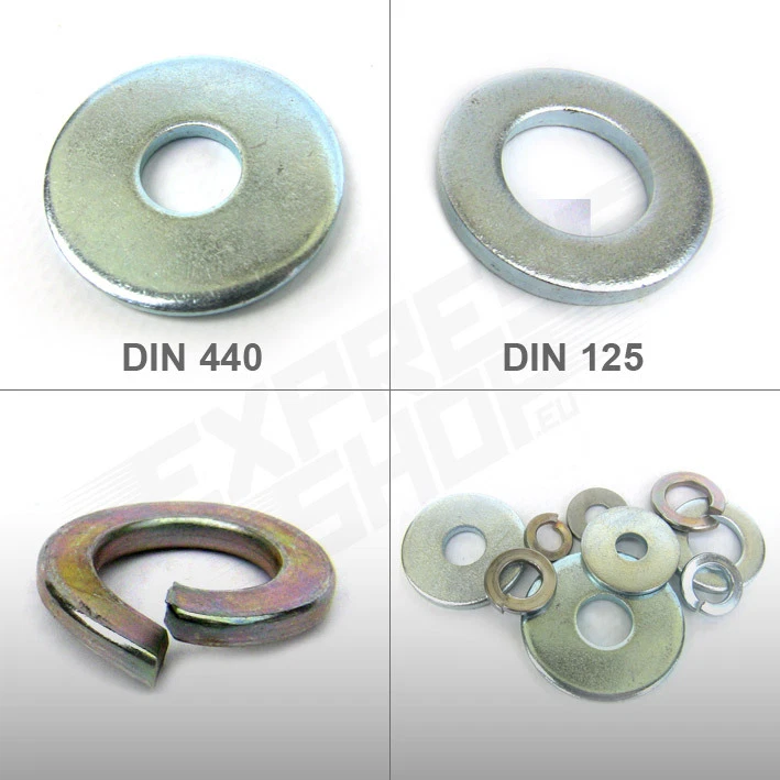 Unterlegscheiben Federringe Scheiben Beilagscheiben DIN 125,440  M4-24 - Bild 1 von 1
