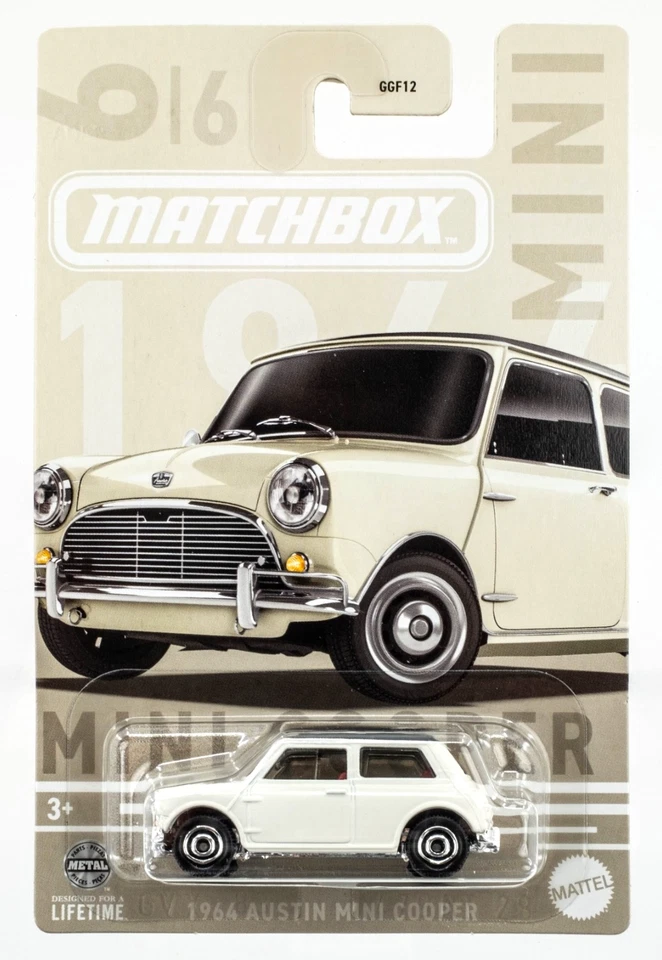 2024 Matchbox Mini Series #6 1964 Austin Mini Cooper SNOWBERRY WHITE | FSC - Image 1 of 1