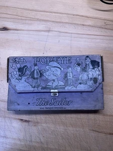 Vintage 1934 Popeye The Sailor King Features Eagle Pencil Art Case Box - Picture 1 of 5
