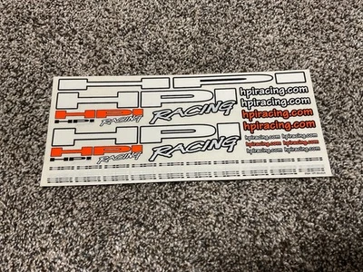HPI 9164 Vintage 1/10 RC R/C HPI Racing Sticker Stretch Decal Sheet NEW NOS - Image 1 of 2