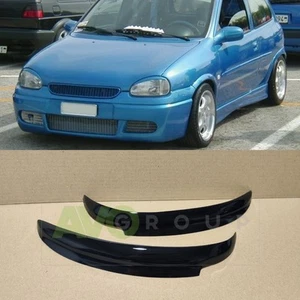 Headlight Eyelids for Opel / Vauxhall Corsa B 1993-2000 ABS Gloss - Foto 1 di 5