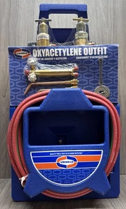 Uniweld KC100P Centurion Brasatura/Saldatura Completo con Supporto Regolatori e Tubi - Foto 1 di 4