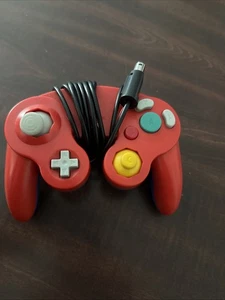 Nintendo GameCube Wired Controller Red/blue. Joystick Is Loose - Picture 1 of 2