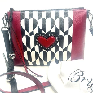 BRIGHTON Fashionista Love Me Do Crossbody Multi Neu mit Staubbeutel Leder - Bild 1 von 15
