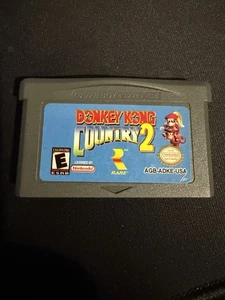 Donkey Kong Country 2 (Nintendo Game Boy Advance, 2004) GBA TESTED Working ✅✅✅ - Foto 1 di 5