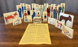 Vintage Stories To Tell With ALDERSGATE Bible Stand-Ups for Kids Blocks Nativity - Picture 1 of 23