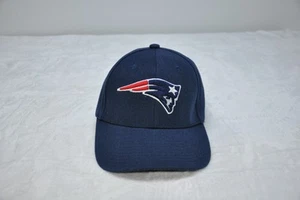 New England Patriots Hat Cap Strap Back Mens Navy Blue NFL Football Team Apparel - Picture 1 of 7