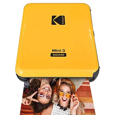 KODAK All-New Mini 3 Square Instagram Size Bluetooth Portable Photo Printer - Image 1 of 4