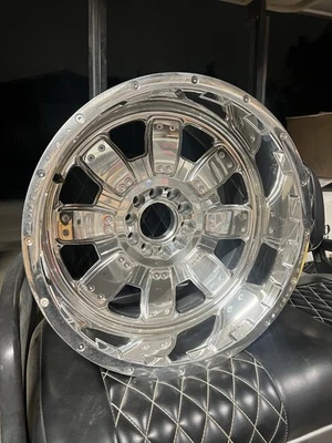 (1) NEW WELD RACING 20x12 COMMANDO POLISHED RIM 5x135 & 5x5.5 PATTERN. NO CAP - Image 1 of 2