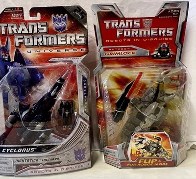 Transformers Hasbro2006 Deluxe Class Autobot Grimlock & Cyclonus  Lot Of 2 New  - Image 1 of 4