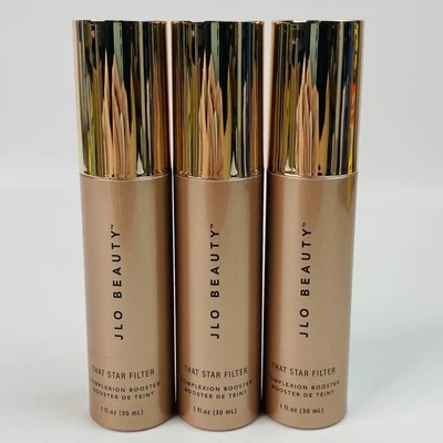 X3 ~ JLO BEAUTY That Star Filter Pink Champagne Complexion Booster 1 Oz LOT OF 3 - Image 1 of 4