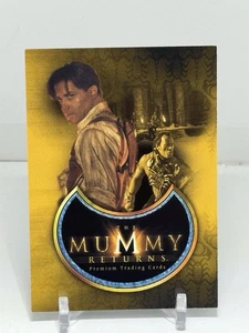 2001 Inkworks The Mummy Returns Promos Brendan Fraser Dwayne Johnson #MR-2 - Picture 1 of 6