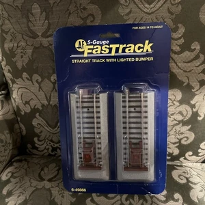 LIONEL AMERICAN FLYER FASTRACK LIGHTED BUMPERS S Gauge AF 2 rail train 6-49866 - Picture 1 of 7