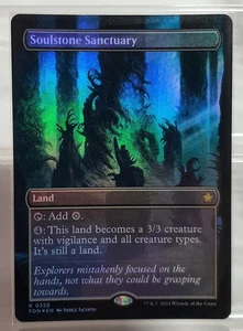 Soulstone Sanctuary - Rare/Foil/Full Art/Land - MTG: The Gathering Foundation NM - Bild 1 von 3