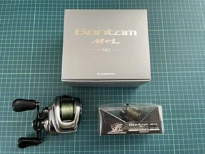 Shimano Bantam MGL HG with original + Yumeya shallow spool and box (2 spools) - Picture 1 of 12