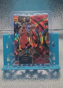 2023-24 Panini Select Premier Level Cracked Ice Red Prizm Raptors Scottie Barnes - Picture 1 of 2