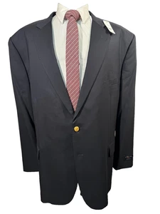 NEU BROOKS BROTHERS 1818 Herren Marineblau BIG & TALL Sport Mantel Blazer Jacke 56R - Bild 1 von 12