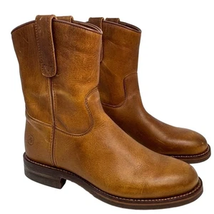 Ranch Road Herren Stiefel Größe 9D Gunner Braun Leder Western Cowboy Spanien NEU - Bild 1 von 10