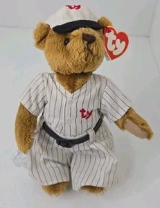 Ty Attic Treasures Collection "Copper" Baseball Bear Take Me Out To The Ballgame - Picture 1 of 5