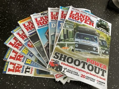 9x LAND ROVER MONTHLY MAGAZINE PART Year 2018 Issue 237/8/9/40/1/3/4/5/6 VGC - Image 1 of 4