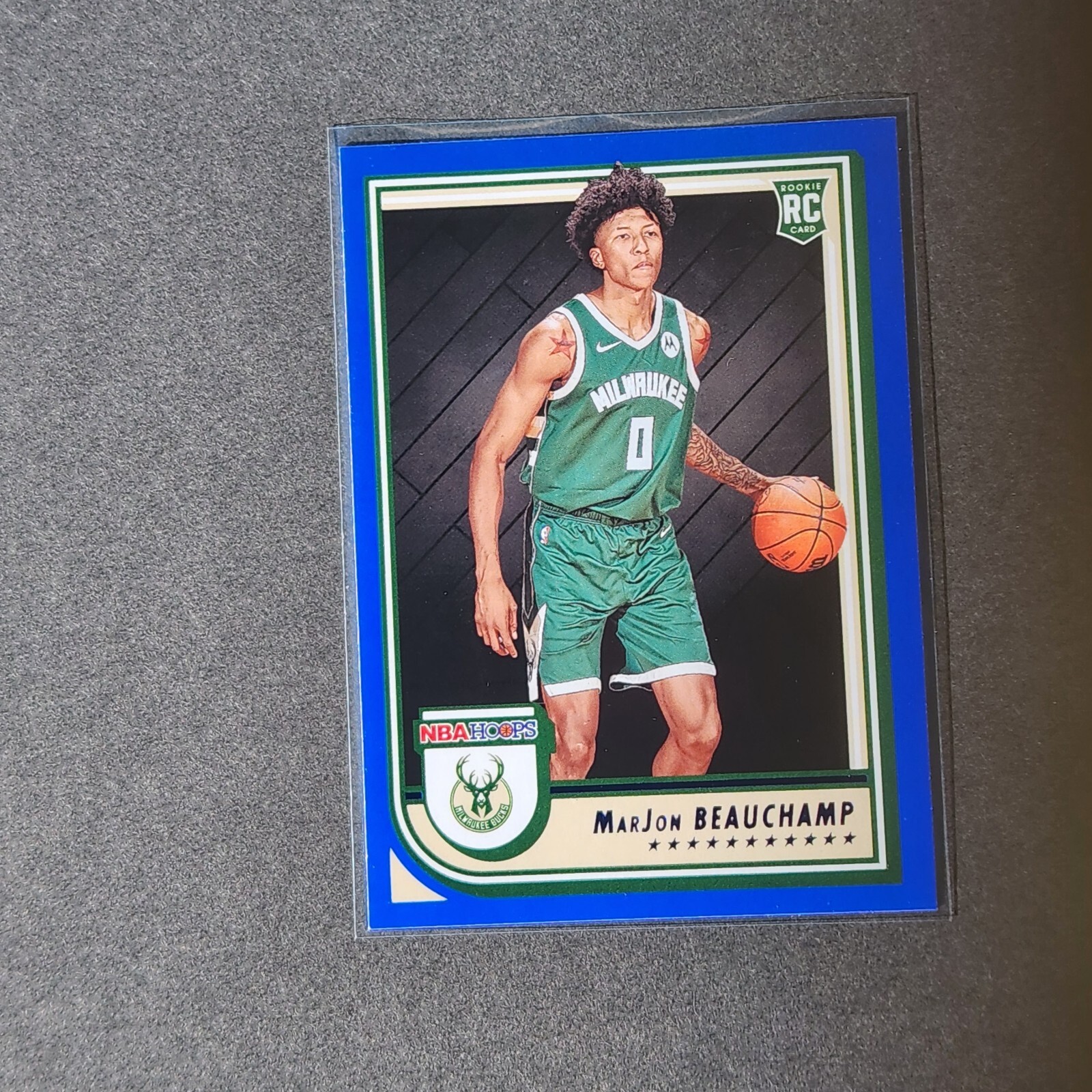 2022-23 NBA Hoops Marjon Beauchamp Blue Parallel #254