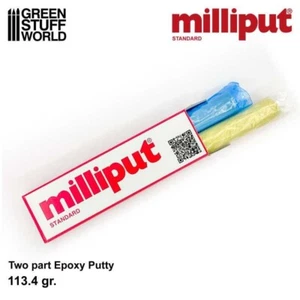 Green Stuff World 5035167000490ES Stucco Milliput Standard Yellow Grey - Foto 1 di 1