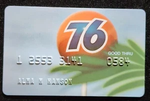 76 Exp 1984 Credit Card. Our T6697 - Picture 1 of 4