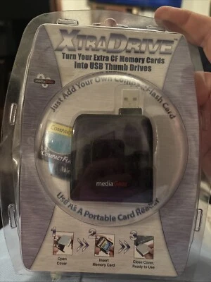 Xtra Drive Media Turn Your CF Memory Cards Into USB Thumb Drive Portable Card - Image 1 of 3