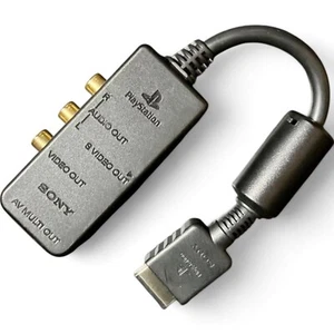 PS2/PS1 SCPH-10130 Official RCA AV S-Video Adapter for Playstation 2 Sony - Picture 1 of 6