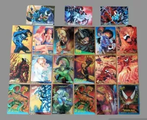1995 Fleer Ultra Spiderman BASE CHIARA CROMATA & DORATA WEB ""You Select Your Pick" - Foto 1 di 198