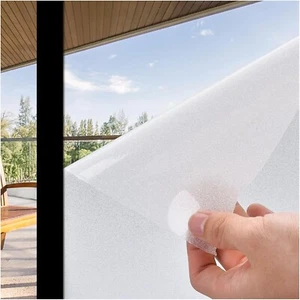 Sichtschutz Milchglas Fensterfolie Fensterverkleidung, 35,4x157,4. Andere Größen verfügbar - Bild 1 von 5