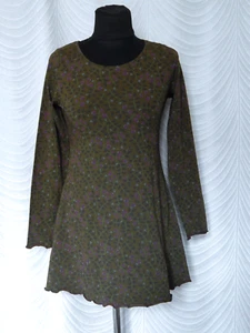 🔻Túnica Top Jersey Algodón Estampado Verde Gudrun Sjoden Talla S - Imagen 1 de 8