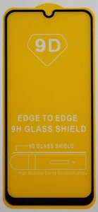 Samsung Galaxy M31 Panzerschutz Glasfolie 6D Schwarz FullCover 9H Display Hartgl - Bild 1 von 3