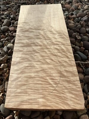 Eastern Hard maple Luthier Guitar Top.  Les Paul, Stratocaster, Telecaster  - Image 1 of 4