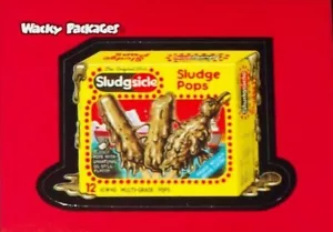 Pegatina promocional Wacky Packages serie 1 Topps 2004 2 lodos - Imagen 1 de 2