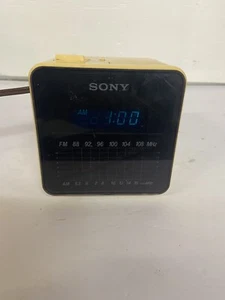 Vintage Sony Dream Machine Cube White AM/FM Radio Digital Alarm Clock - Picture 1 of 6
