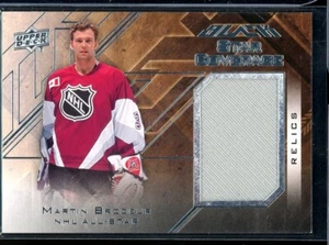 2015-16 UD Black Star Coverage Relics #SCOVMB Martin Brodeur - Picture 1 of 2