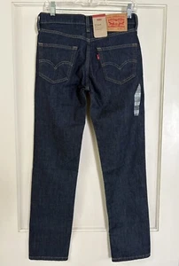 Pantalones de mezclilla Levi's 511 para hombre ajustados azul oscuro 28x30 mezcla de algodón elásticos nuevos con etiquetas - Imagen 1 de 20