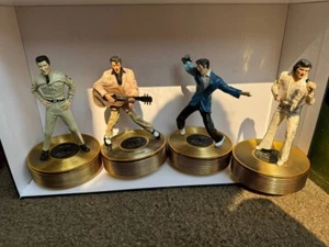 Elvis Forever Gold Sculptural Music Box Collection  - Picture 1 of 5