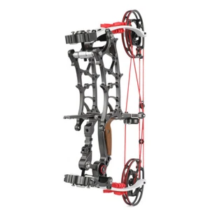 Compound Bow 30-75lbs Dual-use Steel Ball Arrow Short Axis Hunting Fishing RH LH - Picture 1 of 22