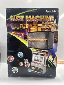Vintage Vegas Jackpot funktionierende Spielautomat Lampe Münzen Sounds Lichter seltene Lampe - Bild 1 von 4