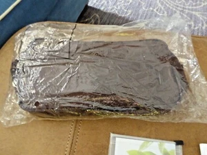 United Airlines dunkelbraun Reißverschluss Canvas Amenity Kit, brandneu - Bild 1 von 4