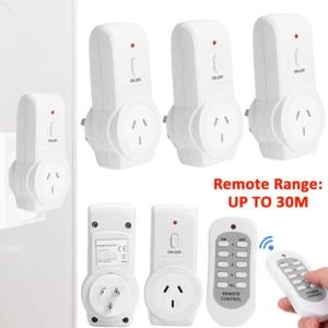 AU Plug Remote Control Smart Wifi Wireless Socket Switch Home Mains Power Outlet - Picture 1 of 17